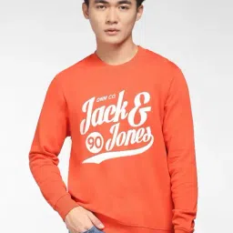 Jack & Jones Red Regular Fit Printed Sweatshirt-picture-18