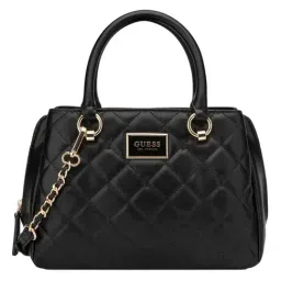 Guess Gwyn Black Quilted Satchel-picture-49