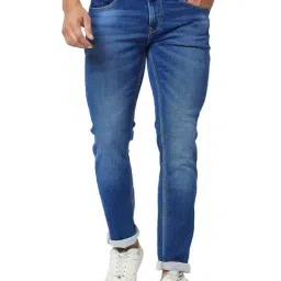 Spykar Blue Cotton Skinny Fit Jeans-picture-9
