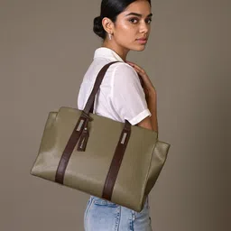 Mast & Harbour Women Textured Structured Shoulder Bag-picture-14