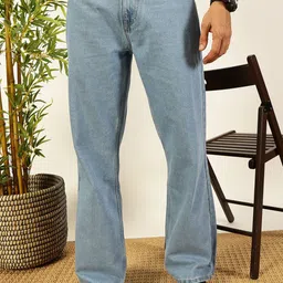 Thomas Scott Men Smart Relaxed Fit Baggy Jeans-image-16