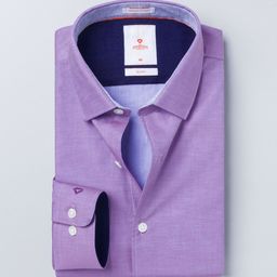INVICTUS Purple Slim Fit Sustainable Formal Shirt-image-33