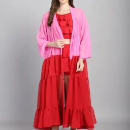 Cukoo Red & Pink Cover up-image-30