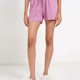 Dreamz By Pantaloons Mauve Orchid Regular Fit Printed Shorts-picture-28