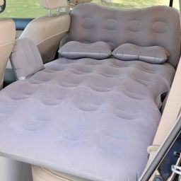 Pivalo M1 Inflatable Car Bed Mattress with Two Air Pillows, Car Air Pump and Repair Kit (Grey)-23