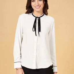 Annabelle by Pantaloons White Regular Fit Top-image-74