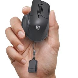 Portronics Black Wireless Mouse-24