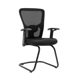 Mango Blossom Jazz Bamboo Visitor Chair Black-33
