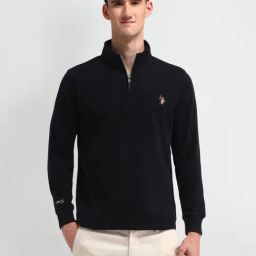 U.S. Polo Assn. Denim Co. Black Cotton Regular Fit Sweatshirt-picture-38