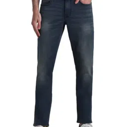 Jack & Jones Dark Blue Cotton Regular Fit Jeans-image-48
