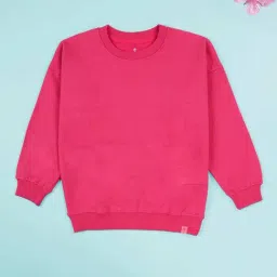 Kiddopanti Boys Fushia Pink Regular Fit Sweatshirt-picture-12