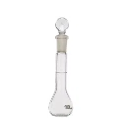 Eduscope Borosilicate Glass Volumetric Flask 10 ml, ‎VOLKLASLOWM-10-18