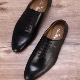 Louis Philippe Men's Black Oxford Shoes-picture-39