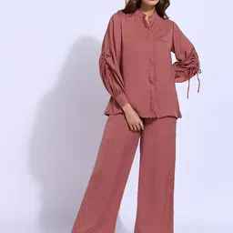 all about you Three-Quarter Sleeves Shirt With Trouser-image-41