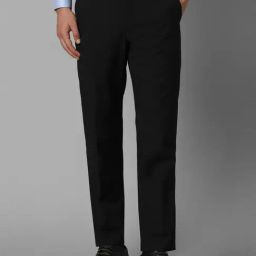 Louis Philippe Black Slim Fit Trousers-image-84