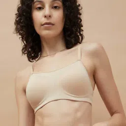 Ginger by Lifestyle Beige Cotton Full Coverage Bra-image-15