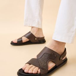 Regal Men Leather Comfort Sandals-picture-0