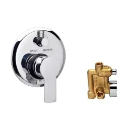 Parryware Crust Bottom Lever 3 Way Diverter with Concealed Chrome, T9967A1+T9969A1 (Pack of 2 Piece)-picture-13