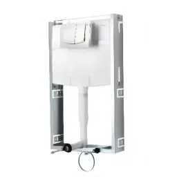 CERA Chevron Wall Mount Plastic Concealed Cistern Set with Half Frame, B1110112-picture-14