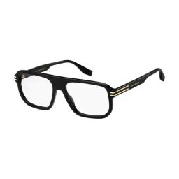 Marc Jacobs Black Rectangular Eye Frames for Men-image-38