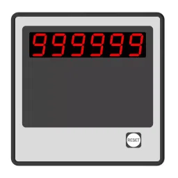 THERMOSPAN Digital Count Totalizer 48x96 mm PNP/NPN, TCT-3000-D1-PX-43