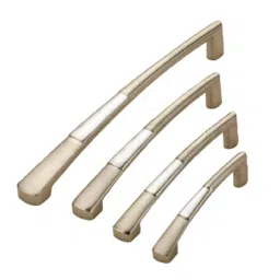 DECORE 316 128 mm Zinc Alloy Chrome and TT Finish Cabinet Pull Handle-image-94