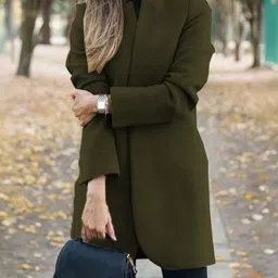 KPOP Front Open Longline Overcoat image 2