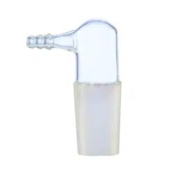 Biohall 34/35 Cone Borosilicate Glass 3.3 Vaccum Adapter with 90° Inner Joint, BLS. IJ.991-16