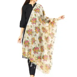 Dupatta Bazaar Beige Dupatta-image-53