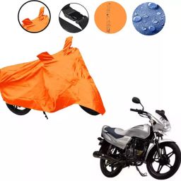 Auto Pearl Waterproof Two Wheeler Cover For LML Freedom Prima (Orange)-image-76
