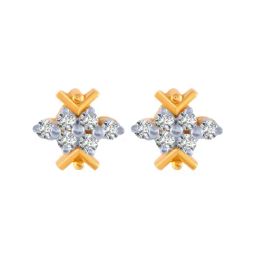 P.C. Chandra Jewellers 18 kt Gold & Diamond Earrings-picture-31
