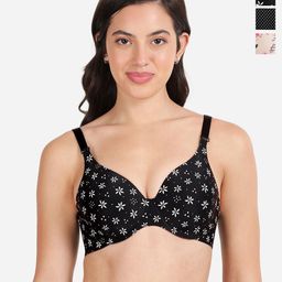 shyaway Floral Bra Medium Coverage Underwired Lightly Padded-picture-40