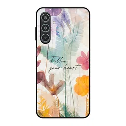 QRIOH Floral Printed Samsung Galaxy M35 5G Silicone Back Case Mobile Accessories-picture-15