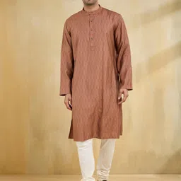 Fabindia Men Printed Thread Work Kurta-picture-29