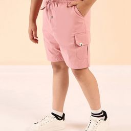 stylobug Stylo Bug Cotton Solid Shorts - Pink-picture-6
