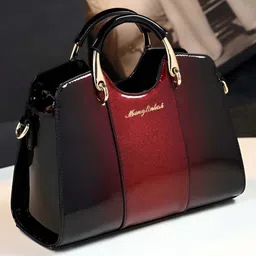 SYGA Women's Elegant HandBag for Marriage and Party | Handbag with Zipper Buckle Closure (Burgundy)-picture-24