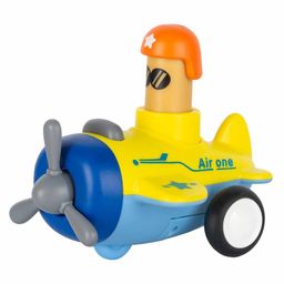 BitFeex Train-Plane Kid Toy Top Gear Push Toy Set of 2 Vehicle Toy for Boys Girls - Multicolor image 2