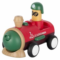 BitFeex Train-Plane Kid Toy Top Gear Push Toy Set of 2 Vehicle Toy for Boys Girls - Multicolor image 3