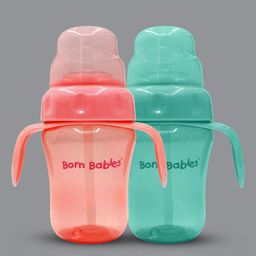 Born Babies Kids Pack Of 2 Baby Sipper cup-2