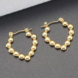 DressBerry Circular Hoop Earrings-image-56
