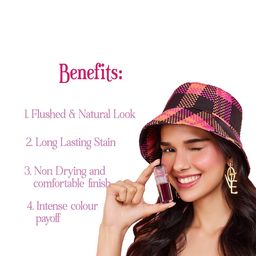 Tint Cosmetics Emily In Paris Lip & Cheek Tint Lipstick With Vitamin E 5ml - Red image 5