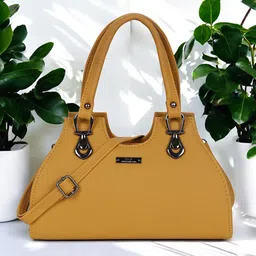 LADY QUINTON PU Structured Handheld Bag-6