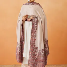 Pashmoda Women Paisley Woven Design Shawl-picture-21
