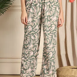 TAG 7 Pack Of 2 Printed Cotton Mid-Rise Lounge Pants-image-84