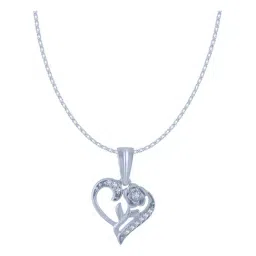 P.C. Chandra Jewellers 14 kt Gold & Diamond Pendant without Chain-image-74