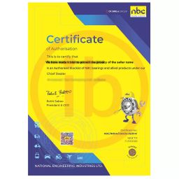 NBC Double Row Angular Contact Sealed Bearing, Inner Dia 17 mm, Outer Dia 40 mm, Width 18 mm, 3203ZZTN image 2