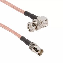 AMPHENOL RF RF Coaxial Cable Assemblies RF CABLE, R/A BNC PLUG-BNC JACK, 9.9", 095-850-265M025-image-92