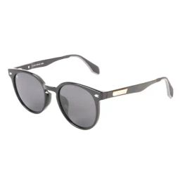 Voyage Black Round Polarised and UV Protected Lens Unisex Sunglasses-image-12