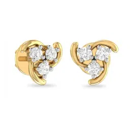 PC Jeweller Amery 18k Gold Earrings for Women-image-16