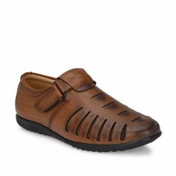 San Frissco Men's Tan Fisherman Sandals-picture-2